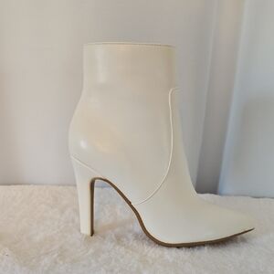 White Ankle Boots